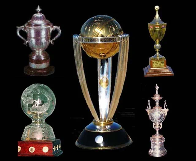 Past & Current Trophies of ICC Cricket World Cup