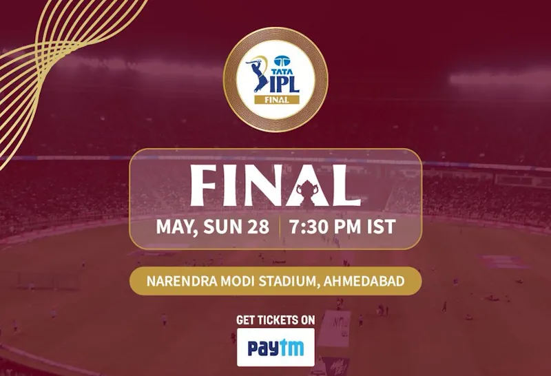 IPL Final Match Tickets Booking goes live today