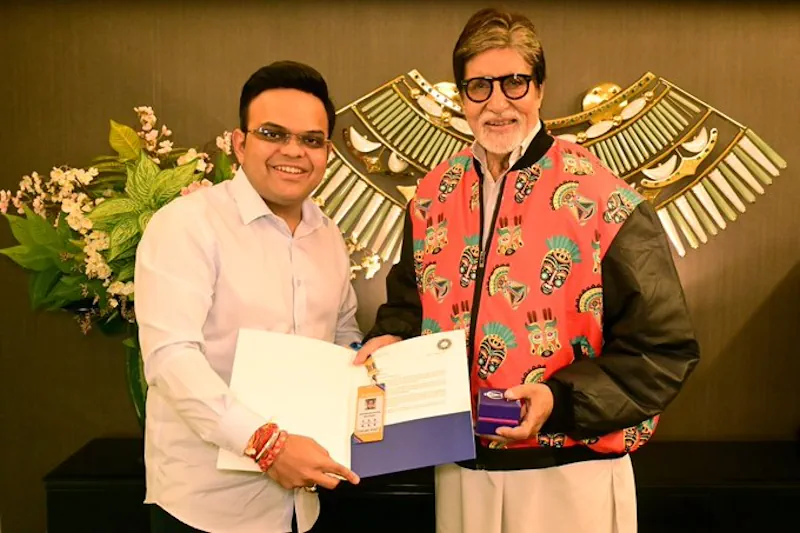 Jay Shah gives ‘Golden Ticket’ to Amitabh Bachchan Ahead of ICC World Cup 2023