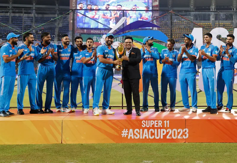 India claims 8th Asia Cup title after dominating 10-wicket win against Sri Lanka in the final match