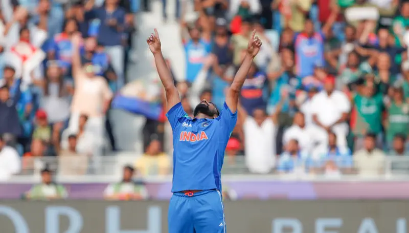 Mohammed Shami Becomes Fastest to 200 ODI Wickets, India’s Leading Wicket-Taker in ICC ODI Events