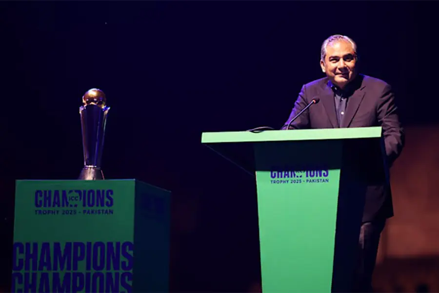 PCB Unveils 2025 Champions Trophy with Grand Ceremony at Lahore Fort