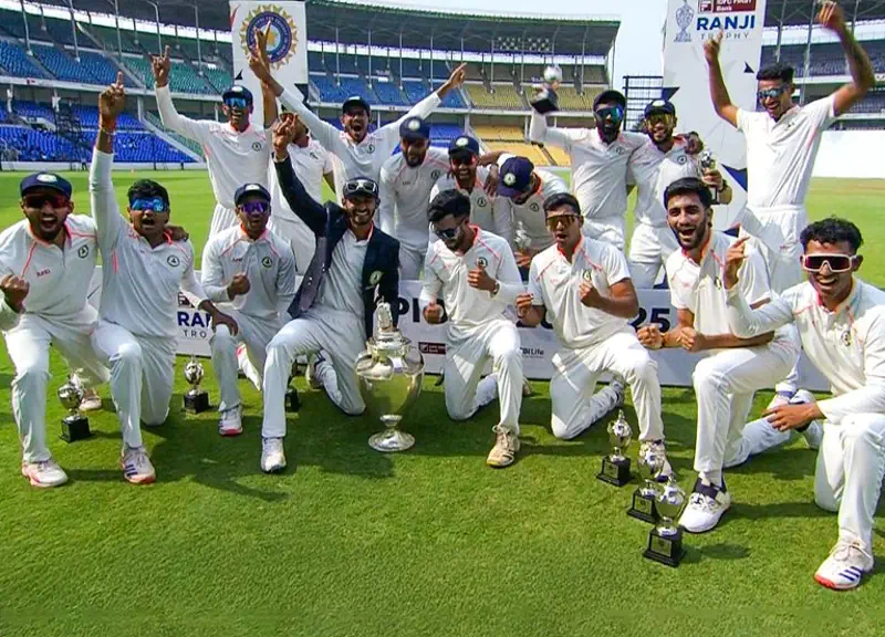 Vidarbha Clinches Third Ranji Trophy Title with Dominant Display