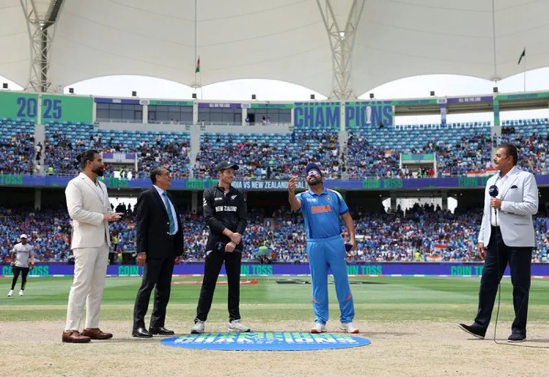 Champions Trophy 2025: New Zealand Bat First in Final Against India After Winning Toss; Matt Henry Ruled Out