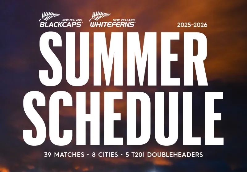New Zealand Unveils Jam-Packed Home Schedule Featuring Five International Teams