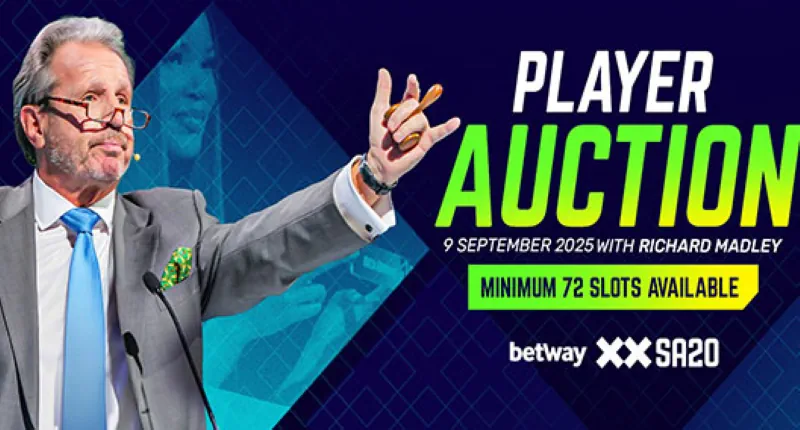 SA20 2025 Auction: At Least 72 Player Slots Available for Season 4