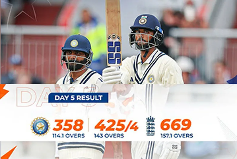 IND vs ENG: Jadeja, Sundar, Gill Hundreds Help India Earn Dramatic Draw Against England in 4th Test